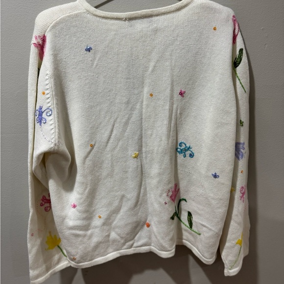 Vintage Susan Bristol floral sweater - Picture 6 of 8